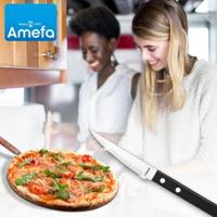 Amefa Pizza/Steak Messenset 6-delig Zwart - thumbnail