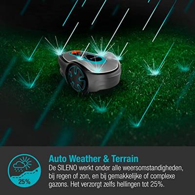 Grasmaaier met batterij Gardena Sileno 500 m² - thumbnail