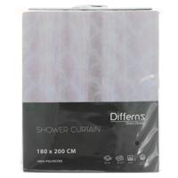 Douchegordijn Differnz Boho Polyester 180x200 cm Roze Differnz - thumbnail