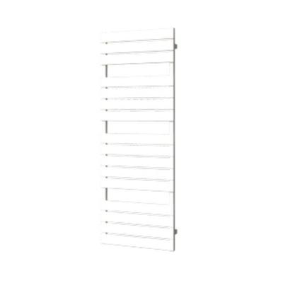 Designradiator BWS Genuo met Middenaansluiting 152 x 55 cm 800 Watt Antraciet Metallic