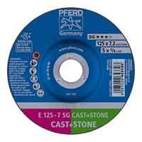 PFERD TOOLS 69298075 E 125-7 SG CAST+STONE (2) Afbraamschijf recht Diameter 125 mm Boordiameter 22.23 mm 1 stuk(s) - thumbnail