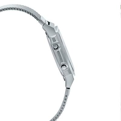 Casio A1000M-1BEF Zwart Zilverkleurig Heren horloge