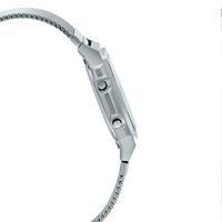 Casio A1000M-1BEF Zwart Zilverkleurig Heren horloge - thumbnail