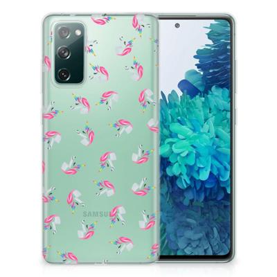 TPU bumper voor Samsung Galaxy S20 FE Unicorns TPU bumper voor Samsung Galaxy S20 FE Unicorns