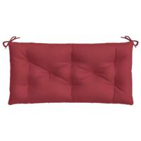 VidaXL Tuinbankkussens 2 st 100x50x7 cm oxford stof wijnrood - thumbnail
