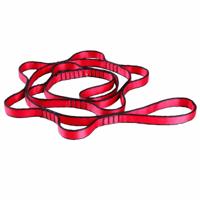 Luchtfoto hangmat 7 ring extension belt nylon hoge-sterkte dubbele riem hangmat riem lengte: 1 1 m (rood) - thumbnail