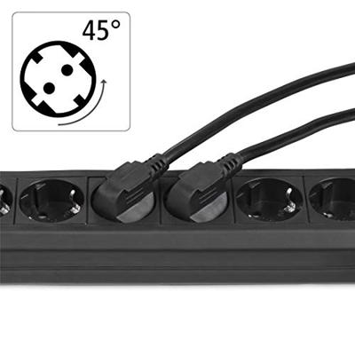 Hama Stekkerdoos 6-voudig met schakelaar, 1.4m Kabel Zwart