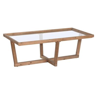 Hoofdtafel Home ESPRIT Kristal Spar 120 x 60 x 43 cm