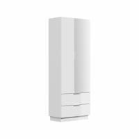 Schoenenkast Moon Hoogglans Wit 70 cm - thumbnail