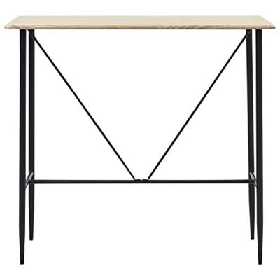 VidaXL Bartafel 120x60x110 cm mdf wit VidaXL Bartafel 120x60x110 cm mdf wit