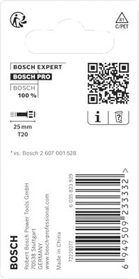 Bosch Accessories 2608522474 T-bit 2-delig T-profiel Bosch Accessories 2608522474 T-bit 2-delig T-profiel
