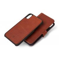 Decoded 2-in-1 Leather Wallet Apple iPhone Xr Book Case Bruin - thumbnail