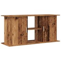 Aquariumstandaard 121x41x58 cm bewerkt hout oud houtkleurig - thumbnail