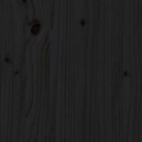 Kinderbedframe 2x(90x190) cm massief grenenhout zwart - thumbnail