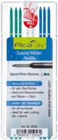 Pica Vullingenset | 3x blauw, 2x wit, 3x groen | waterbestendig | Pica Dry 4040 | 8 stiften / set | 1 stuk - 4040 - 4040a - thumbnail