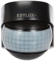 ESYLUX EM10025235 Bewegingsmelder Opbouw (op muur) 120 ° Zwart IP44 - thumbnail