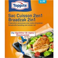 Melitta Toppits braadzakken 2-in-1 8xm - thumbnail