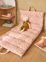 Vloermatras met luipaardprint en handvatten rozen - thumbnail