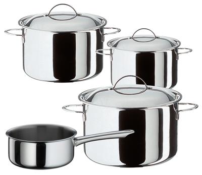 SPRING - Cristal - Pannenset 4-delig SPRING - Cristal - Pannenset 4-delig