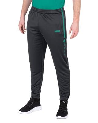 JAKO 8495 Trainingsbroek Active - Antraciet/Turkoois - S