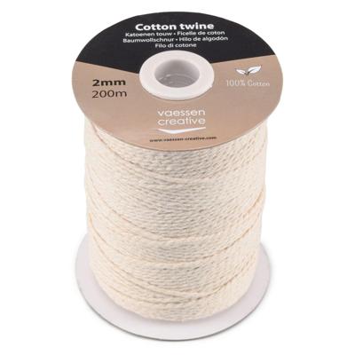 Vaessen Creative • katoendraad naturel 2mmx200m