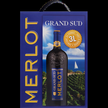 Grand Sud Merlot 3L bij Jumbo
