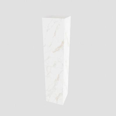 Kolomkast BWS Valencia 160x35x35 cm Omkeerbaar Twee Deuren Carrara Mat Kolomkast BWS Valencia 160x35x35 cm Omkeerbaar Twee Deuren Carrara Mat