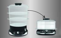 Tefal VC2048 Stoomkoker Zwart - thumbnail
