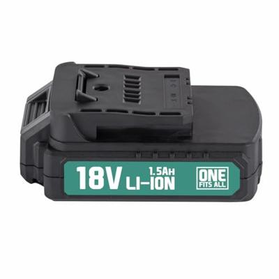 Batterij - POWERPLUS - 1500 mAh - 18 V - 3 LED-indicatoren die de resterende lading weergeven