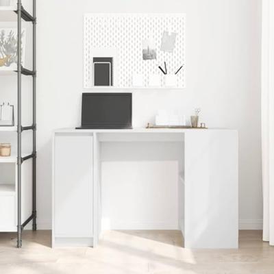 Bureau 120x42x76 cm spaanplaat wit
