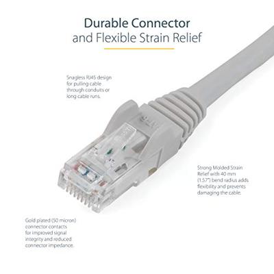 StarTech.com 15 ft Snagless StarTech Cat6 UTP patchkabel, ETL-geverifieerd, zwart,