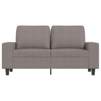 Tweezitsbank 120 cm stof taupe - thumbnail