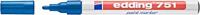 Edding Lakmarker | blauw | streepbreedte 1-2 mm ronde punt | 10 stuks - 4-751003 4-751003 - thumbnail
