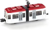 Siku tram rood wit 9 cm lang - thumbnail