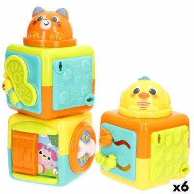 Blokken Stapelen Winfun 8,5 X 25 X 8,5 CM (6 Stuks) Blokken Stapelen Winfun 8,5 X 25 X 8,5 CM (6 Stuks)