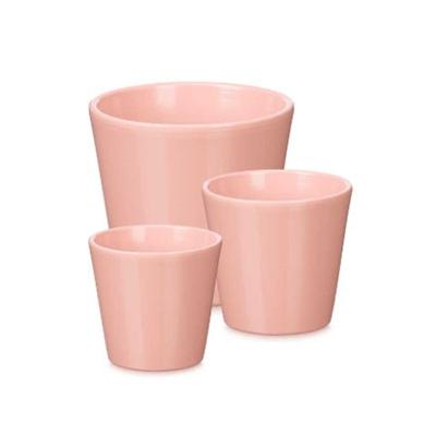 Pottenset Ibergarden Roze Klei Ø 14 cm Ø 22 cm Ø 17 cm 3 Onderdelen
