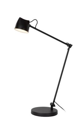 Lucide MILNE - Leeslamp - LED Dimb. - 1x8W 2700K - Zwart Lucide MILNE - Leeslamp - LED Dimb. - 1x8W 2700K - Zwart
