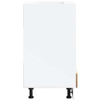 Ovenkast Lucca bewerkt hout oud houtkleurig - thumbnail