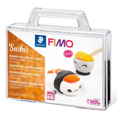 Fimo Kleiset Kawaii Sushi Junior 9-delig Fimo Kleiset Kawaii Sushi Junior 9-delig