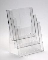 Folderbakje A4-3-vaks 230x32mm staand TA - thumbnail