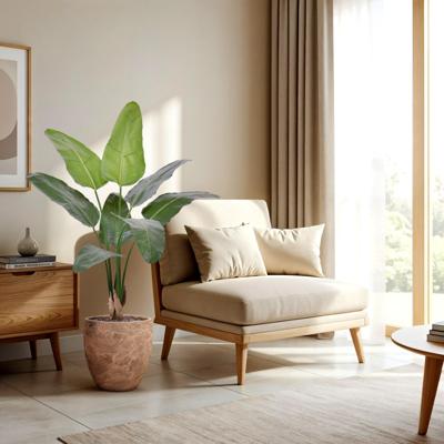 Strelitzia Nicolai deluxe Kunstpalm 125cm in pot