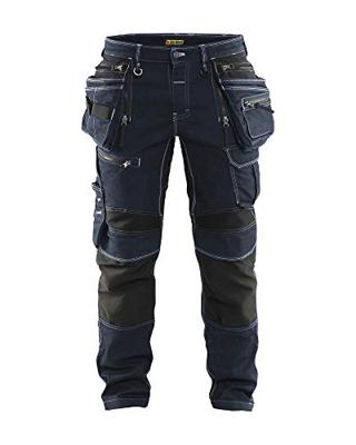 Blåkläder Baggy Denim Stretch X1900 19991141 | Marineblauw/Zwart | Maat C44 - 7330509513910