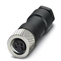 Phoenix Contact 1681185 Sensor/actuator connector, niet geassembleerd M8 Aantal polen (sensoren): 4 Bus, recht 1 stuk(s) Piece - thumbnail