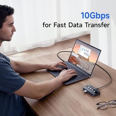 Cable Matters USB C-naar-Micro USB 3.0-kabel (USB C naar USB Micro B 3.0, Micro USB 3.0 naar USB-C) in zwart van 1 meter