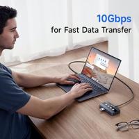 Cable Matters USB C-naar-Micro USB 3.0-kabel (USB C naar USB Micro B 3.0, Micro USB 3.0 naar USB-C) in zwart van 1 meter - thumbnail