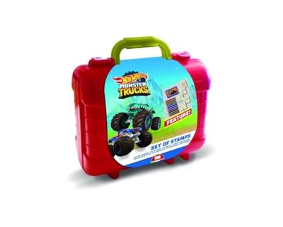 Multiprint Hot wheels reis stempel- en kleurkoffer