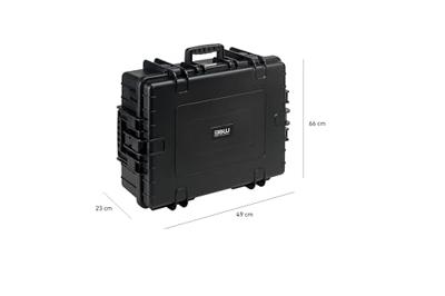 B & W International Outdoor-koffer 51 l (b x h x d) 660 x 490 x 230 mm Zwart 6500/B B & W International Outdoor-koffer 51 l (b x h x d) 660 x 490 x 230 mm Zwart 6500/B