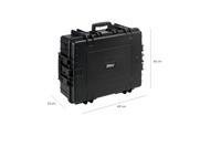 B & W International Outdoor-koffer 51 l (b x h x d) 660 x 490 x 230 mm Zwart 6500/B - thumbnail