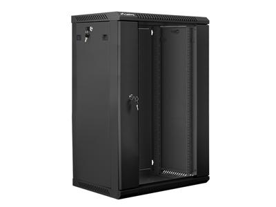 Lanberg WF01-6418-10B rack 18U Wandrek Zwart Lanberg WF01-6418-10B rack 18U Wandrek Zwart