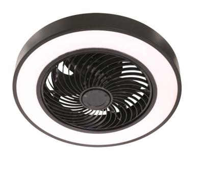 Freelight Plafondventilator Fiato Ø 50 cm zwart